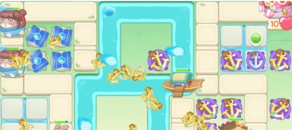 保卫萝卜4梁波波与祝秋秋第108关通关攻略