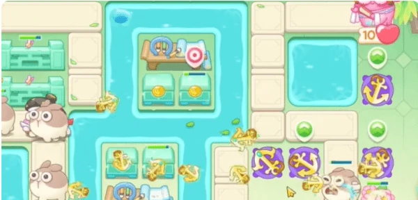 保卫萝卜4梁波波与祝秋秋第108关通关攻略