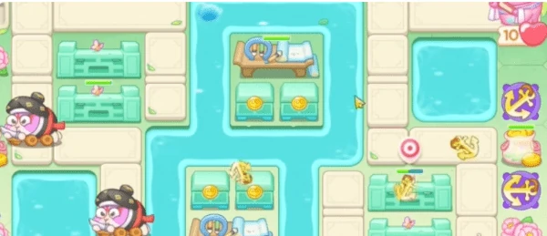 保卫萝卜4梁波波与祝秋秋第108关通关攻略