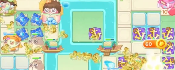 保卫萝卜4梁波波与祝秋秋第108关通关攻略