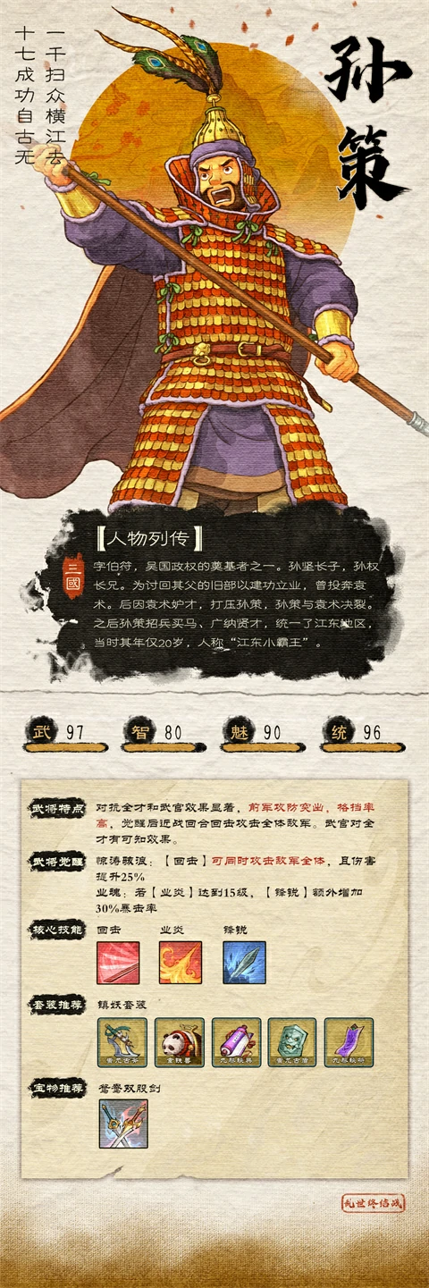 乱世终结战武将介绍