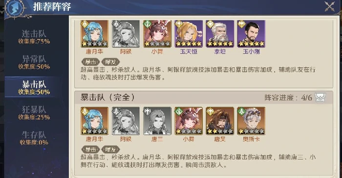 斗罗大陆逆转时空阵容推荐