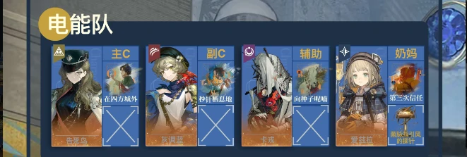 重返未来1999灰调蓝配队建议