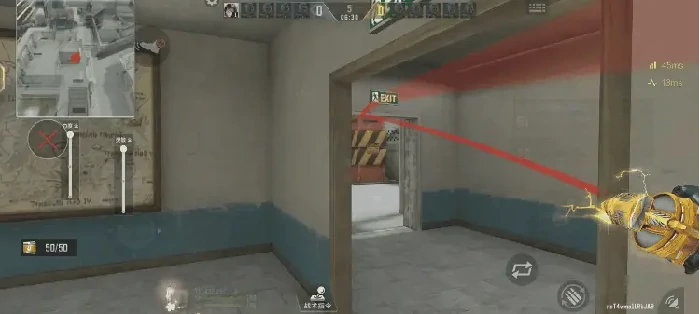 穿越火线新鹰眼回防B点府邸隔断烟投掷点