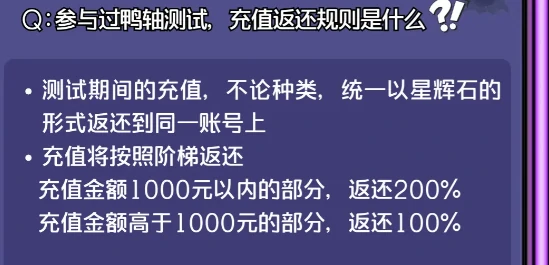 鹅鸭杀充值返利规则介绍