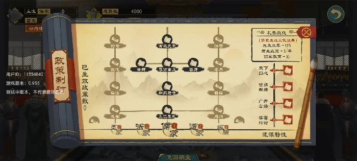 大周列国志前期政策加点推荐