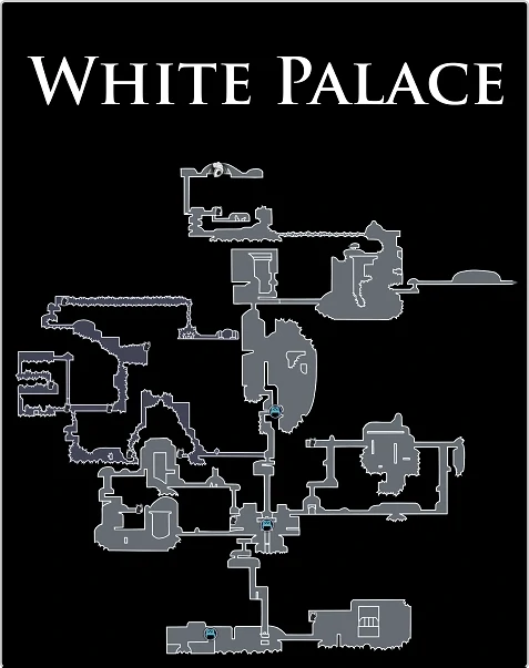 空洞骑士：丝之歌白色宫殿地图