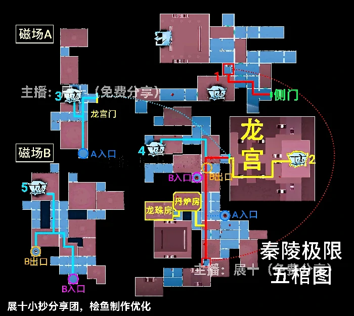 超自然行动组秦陵龙宫极限地图小抄侧门在右