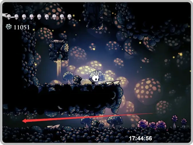 空洞骑士：丝之歌真菌荒地蘑菇先生位置