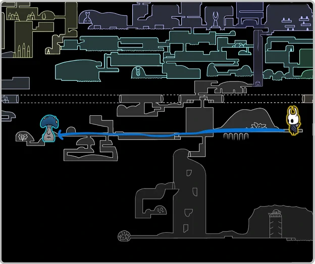 空洞骑士：丝之歌古老盆地蘑菇先生位置