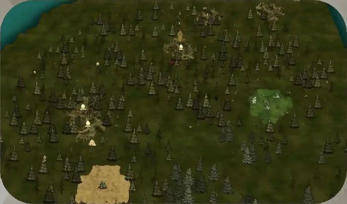 饥困荒野月台森林地形介绍