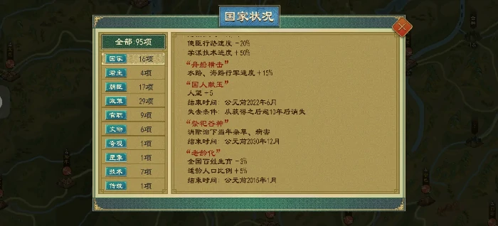 大周列国志国家状态新增常驻buff