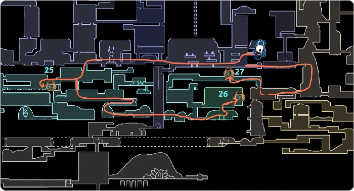 空洞骑士：丝之歌皇家水道幼虫收集