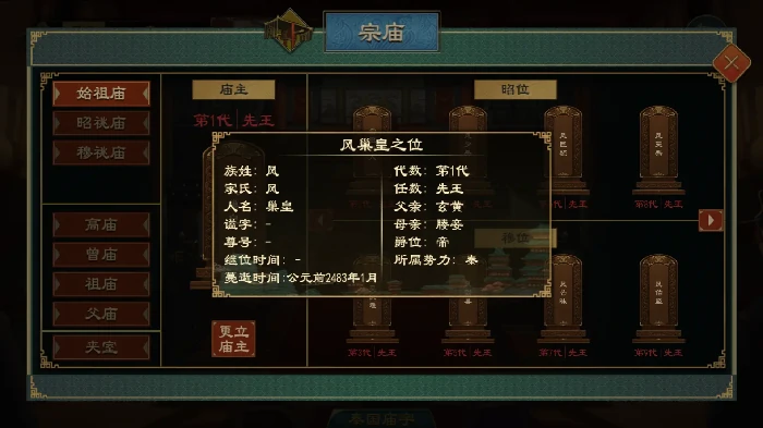 大周列国志宗庙功能祖始庙