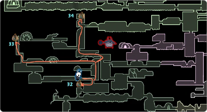 空洞骑士：丝之歌王后花园幼虫收集