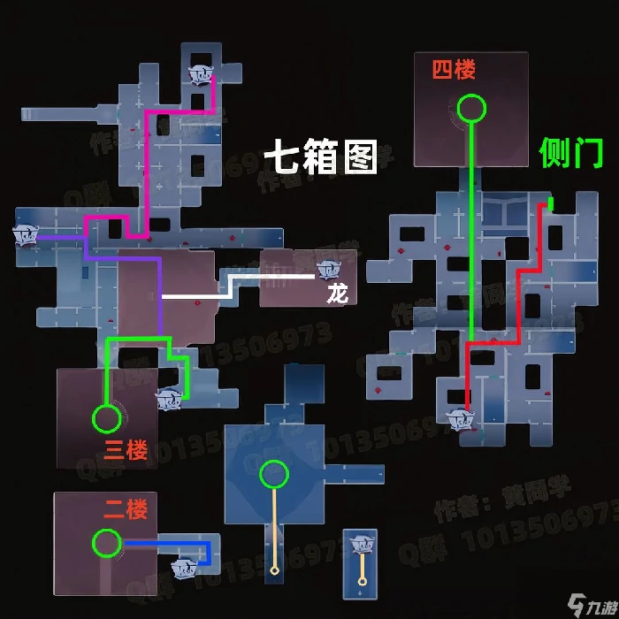 超自然行动组昆仑秘境极限侧门在右全地图小抄