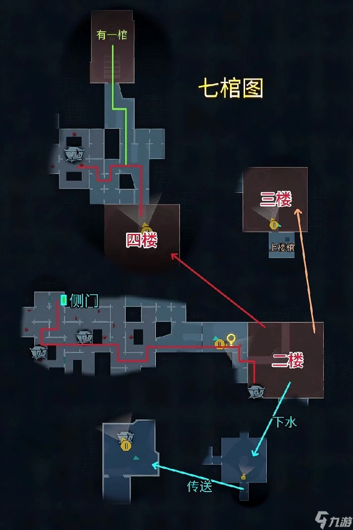 超自然行动组昆仑秘境极限侧门在右全地图小抄