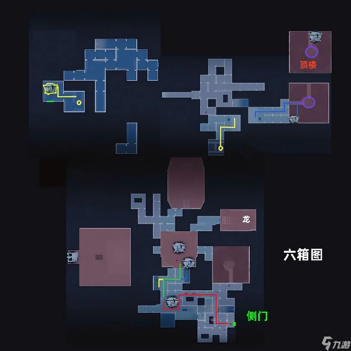 超自然行动组昆仑秘境极限侧门在右全地图小抄