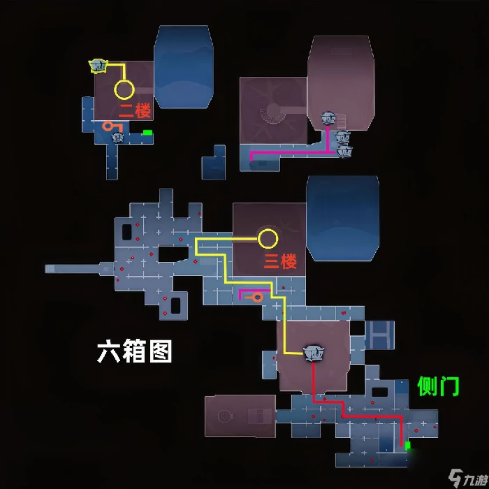 超自然行动组昆仑秘境极限侧门在右全地图小抄