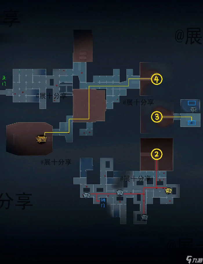 超自然行动组昆仑秘境极限侧门在右全地图小抄