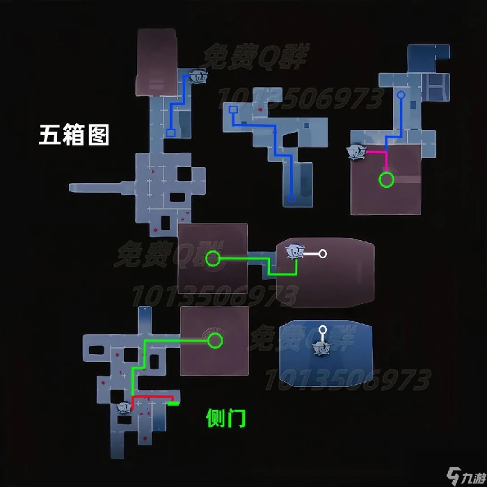 超自然行动组昆仑秘境极限侧门在下全地图小抄