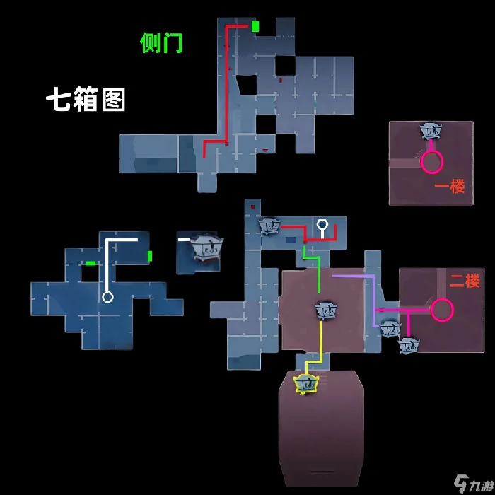 超自然行动组昆仑秘境极限侧门在右全地图小抄