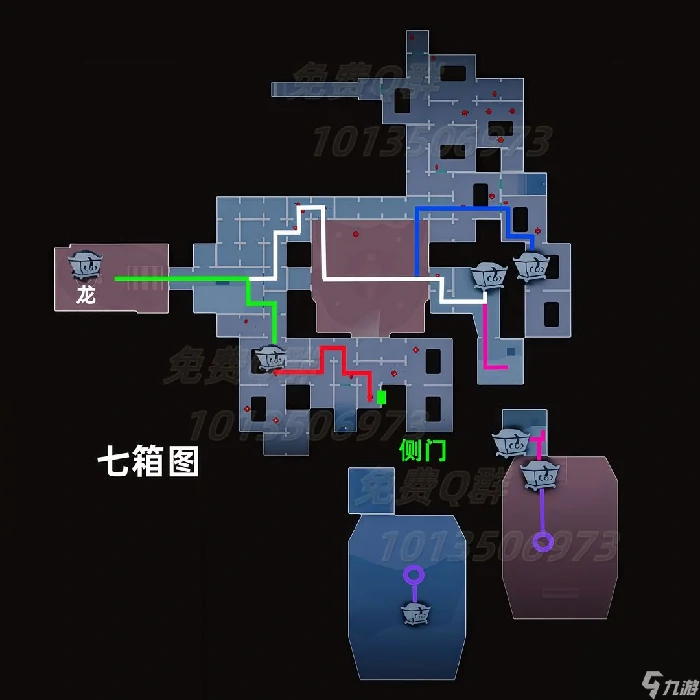 超自然行动组昆仑秘境极限侧门在右全地图小抄