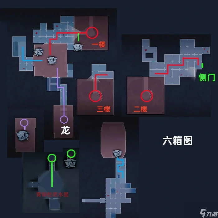 超自然行动组昆仑秘境极限侧门在右全地图小抄