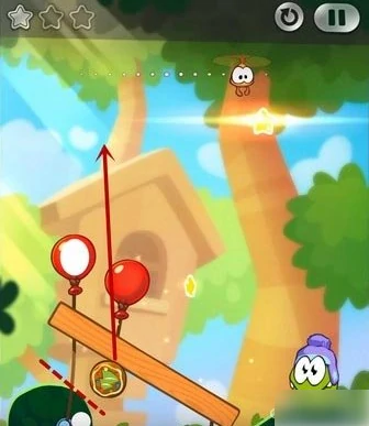 割绳子2森林第16关怎么过 割绳子2森林16关过关攻略,