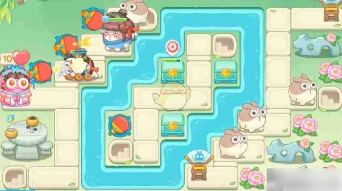 保卫萝卜4攻略梁波波与祝秋秋90关 梁波波与祝秋秋第90关通关攻略,