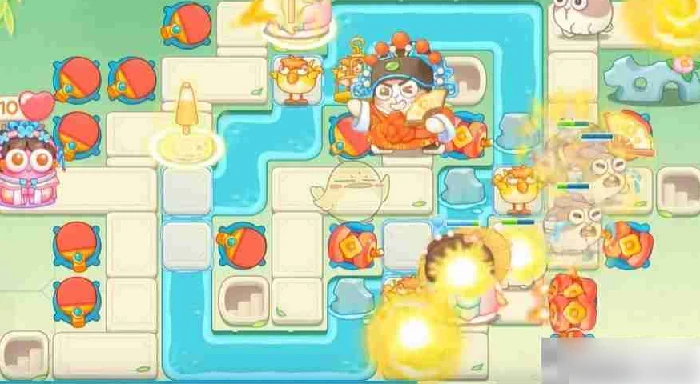 保卫萝卜4攻略梁波波与祝秋秋90关 梁波波与祝秋秋第90关通关攻略,