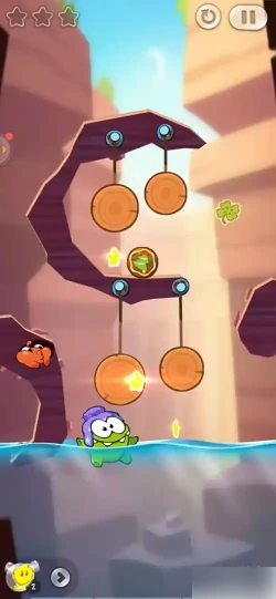 割绳子2沙漠大坝第19关怎么过 割绳子2沙漠大坝第十九关攻略,