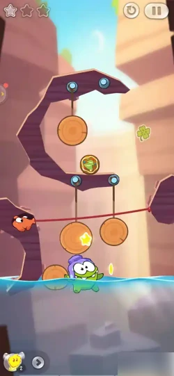 割绳子2沙漠大坝第19关怎么过 割绳子2沙漠大坝第十九关攻略,