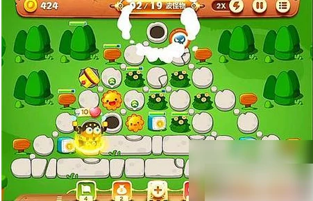 保卫萝卜3公园第19关怎么过 保卫萝卜3公园第19关攻略,