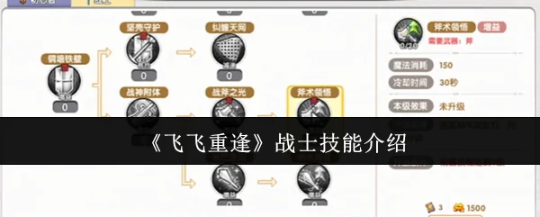 飞飞重逢战士技能怎么样  飞飞重逢战士技能介绍,