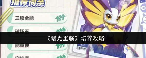 曙光重临怎么培养 曙光重临培养攻略,