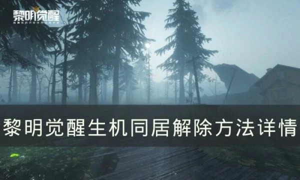 黎明觉醒生机怎么解除同居  黎明觉醒生机解除同居方法,