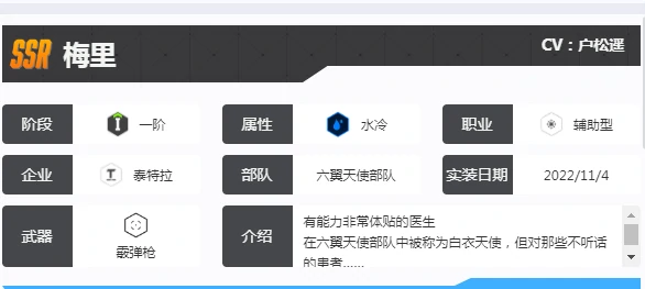 胜利女神新的希望梅里怎么样,胜利女神新的希望梅里介绍,胜利女神
