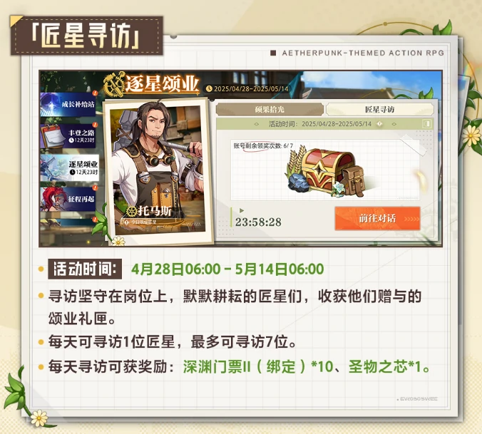 晶核五一活动介绍,晶核2025五一活动有什么,晶核