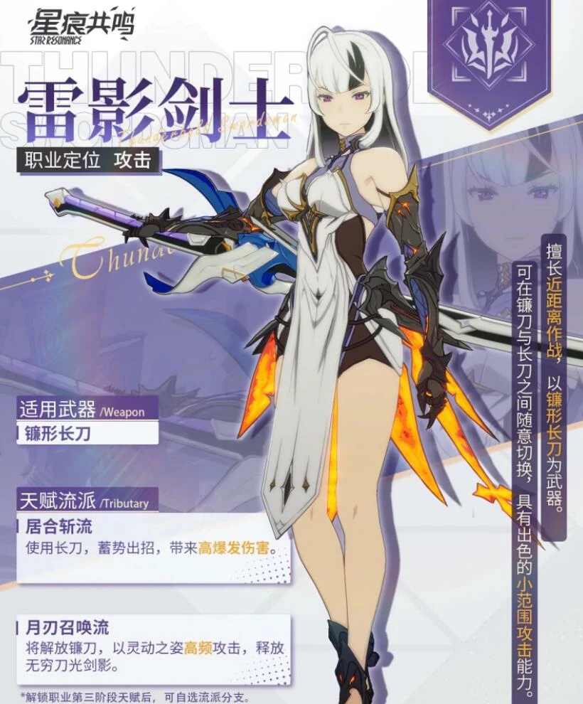 星痕共鸣攻击职业介绍,星痕共鸣攻击职业有哪些