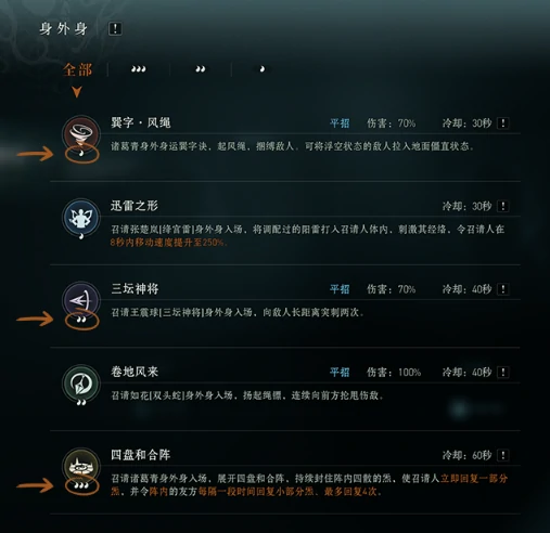 异人之下身外身搭配指南,异人之下手游身外身如何搭配
