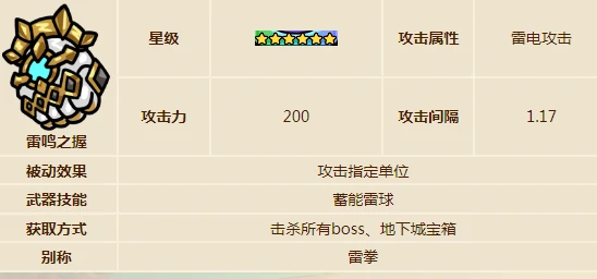 英勇之地手游雷拳怎么样,英勇之地手游雷拳介绍