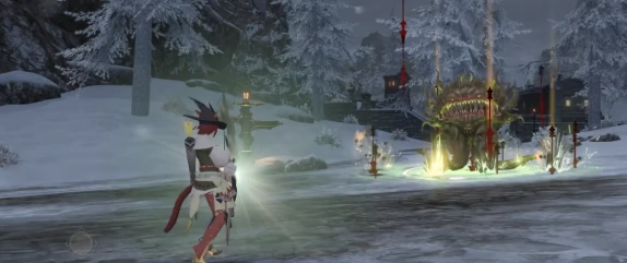 FF14弓箭手进阶技能演示,远程职业连招技巧