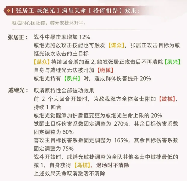 忘川风华录张居正介绍,忘川风华录张居正怎么样
