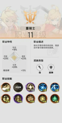 杖剑传说骑士职业介绍,杖剑传说骑士职业怎么玩