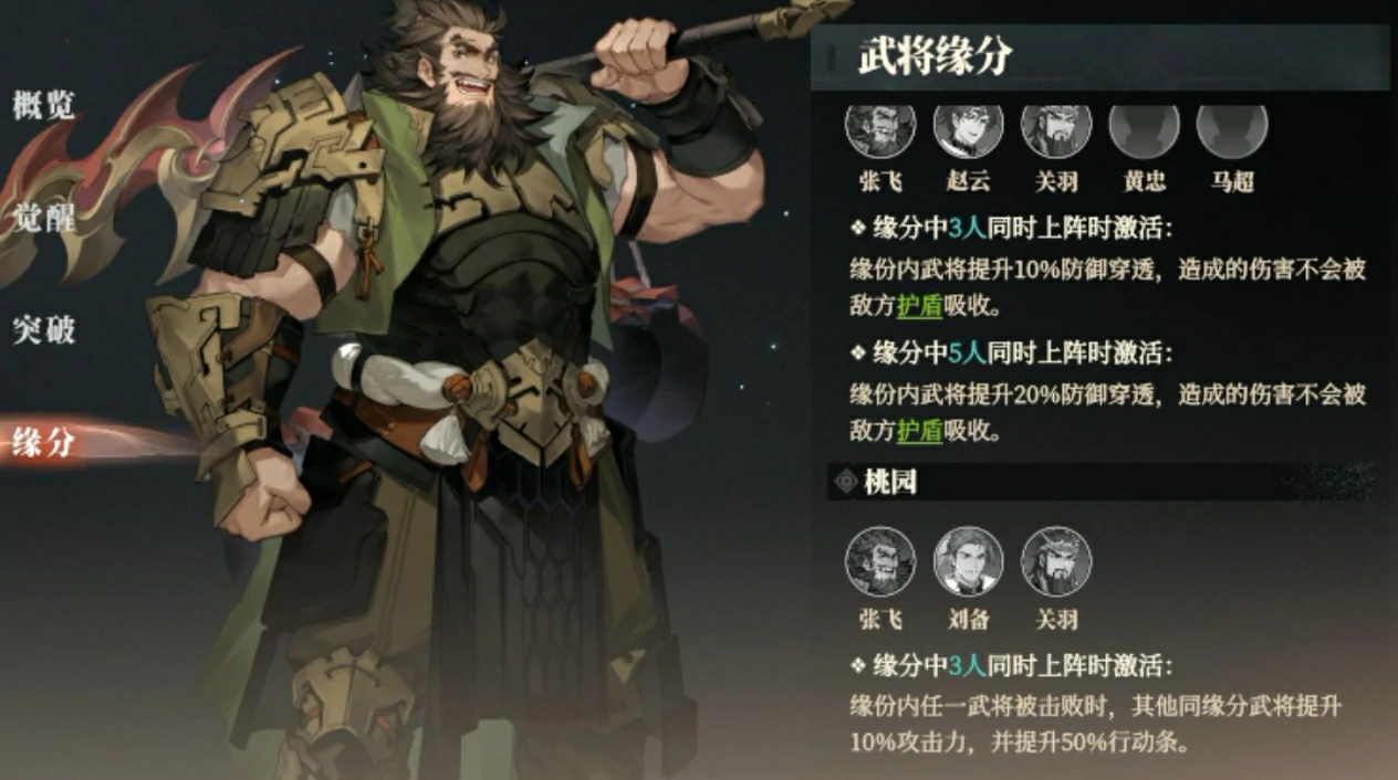 三国志幻想大陆2枭之歌蜀国阵容怎么组成,三幻2枭之歌蜀国桃园队介绍