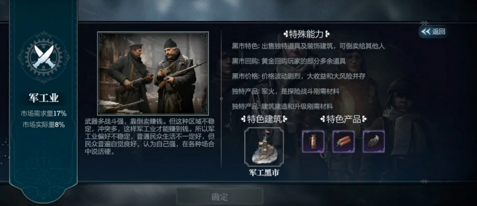 冰汽时代产业特色有哪些,冰汽时代手游产业特色介绍