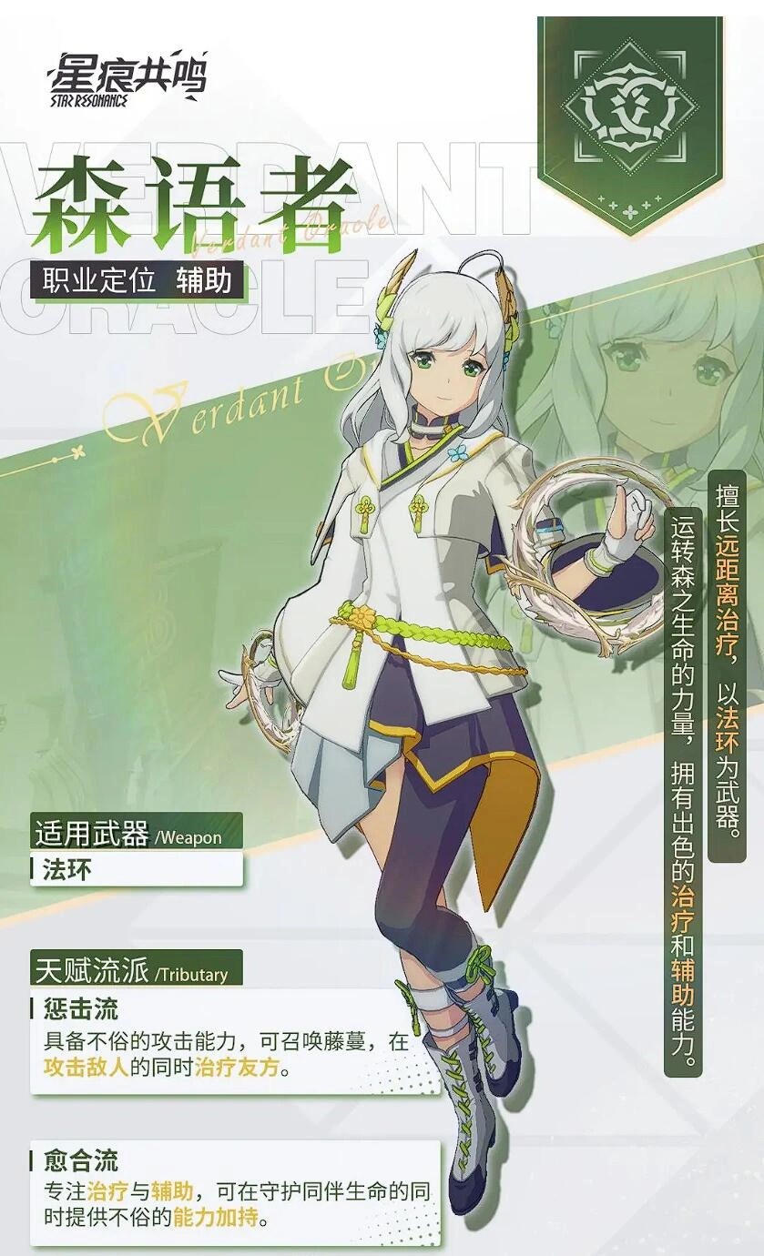 星痕共鸣森语者流派介绍,星痕共鸣森语者流派有哪些