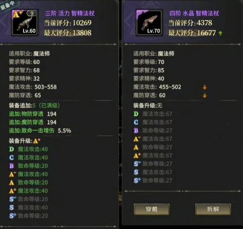 奇迹世界起源法师装备推荐,奇迹世界起源法师用哪些装备