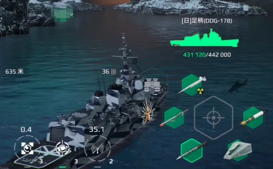 现代战舰足柄号战舰玩法介绍,现代战舰足柄巡洋舰怎么样